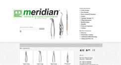 Desktop Screenshot of meridian-instruments.com